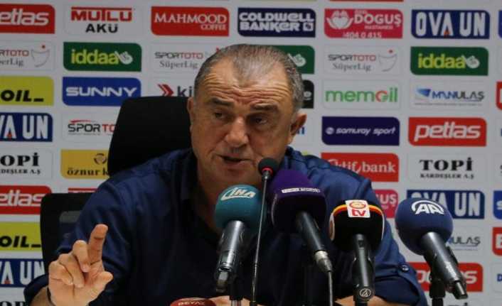 Galatasaray Teknik Direktörü Fatih Terim, BB Erzurumspor maçının ardından cuma