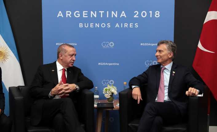 Cumhurbaşkanı Recep Tayyip Erdoğan, G20 Liderler Zirvesi programı kapsamında Arjantin
