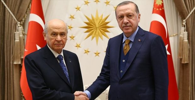 Cumhurbaşkanı Erdoğan, MHP Genel Başkanı Bahçeli ile bugün telefonda görüştü.