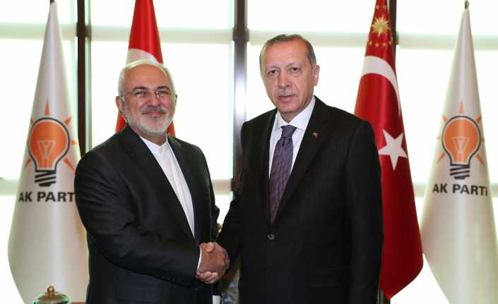 Cumhurbaşkanı Recep Tayyip Erdoğan, İran Dışişleri Bakanı Cevad Zarif’i AK