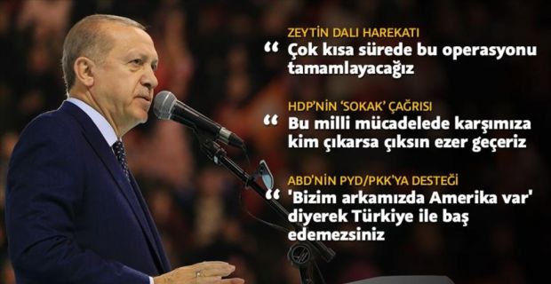 Cumhurbaşkanı Erdoğan, KCK ve HDP'nin sokak çağrısına dair, "Bu çağrıya