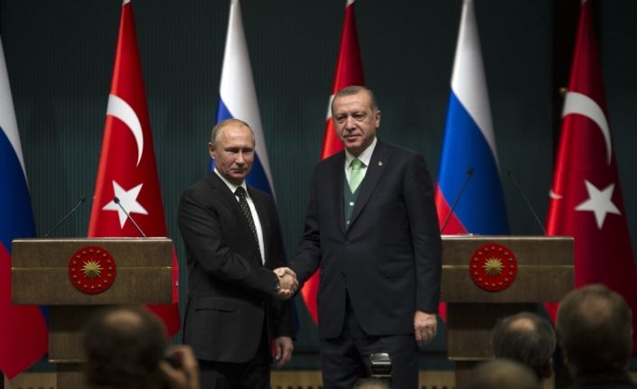 Cumhurbaşkanı Recep Tayyip Erdoğan, Rusya Federasyonu Devlet Başkanı Vladimir Putin