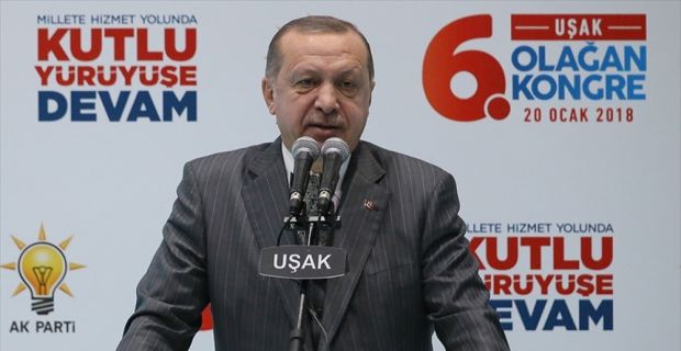 Cumhurbaşkanı Erdoğan, Afrin harekatına ilişkin, "Rahat durun, dedik, durmadılar. 'Peki