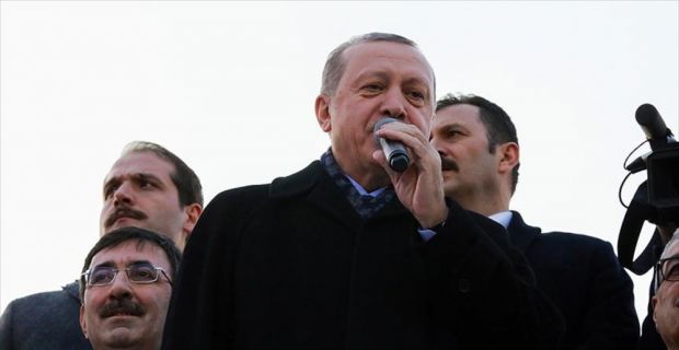 Cumhurbaşkanı Erdoğan, "Paralel devletmiş. Ne demek paralel devlet? Arkalarına ABD'yi