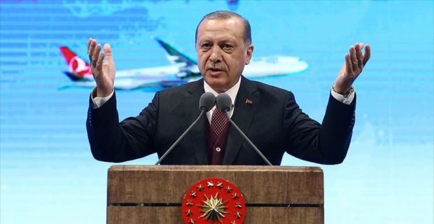Cumhurbaşkanı Erdoğan, "Yeni havalimanıyla ilk hedefimiz, dünyanın en uç noktasına