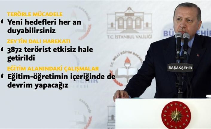 Cumhurbaşkanı Erdoğan, "Askerimizin hepsi maşallah dimdik ve en ufak bir