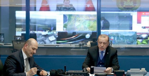 Cumhurbaşkan Erdoğan, Afrin'e yönelik "Zeytin Dalı Harekatı"nın üçüncü gününde video