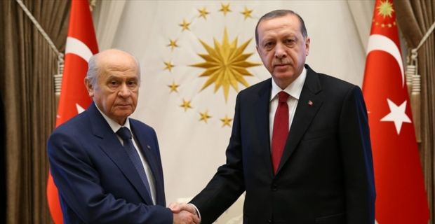 Cumhurbaşkanı Erdoğan, Cumhurbaşkanı seçimine ilişkin görüşmek üzere MHP Genel Başkanı