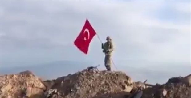 Zeytin Dalı Harekatı kapsamında terör örgütü PYD/PKK'dan arındırılan Darmık Dağı'na
