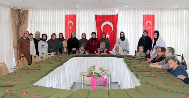 İstanbul Darülaceze Müdürlüğü Kayışdağı yerleşkesinde kalanlar, Zeytin Dalı Harekatı'na destek
