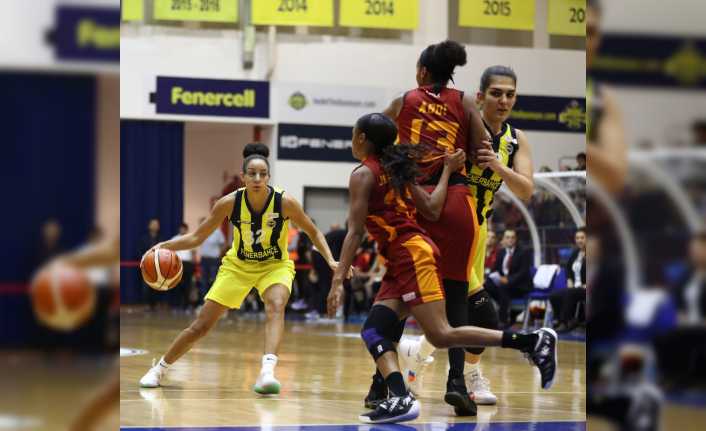 Kadınlar Basketbol Süper Ligi 3. hafta mücadelesinde Fenerbahçe, Galatasaray’ı 77-60