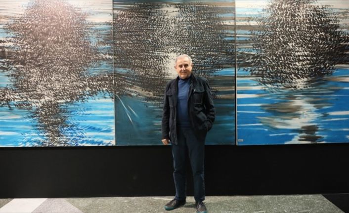 Ressam Devrim Erbil'in teknoloji ile sanatı bütünleştirerek, sanatseverleri üç boyutlu