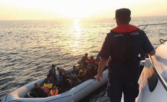 Aydın’ın Didim ilçesinde, Yunanistan’ın Sisam adasına kaçmaya çalışan 50 kaçak