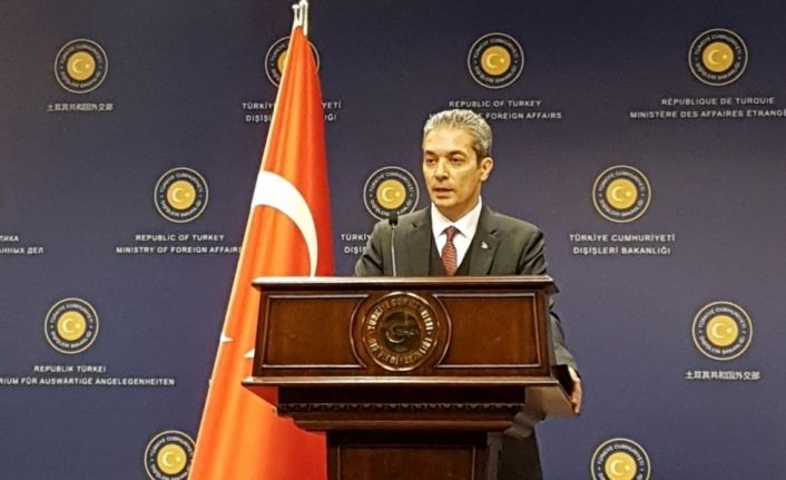Dışişleri Bakanlığı Sözcüsü Aksoy, "Kardak Kayalıklarının ülkemizin egemenliği altında bulunduğundan