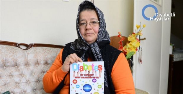 Uşaklı 'Şeker Teyze' lakaplı diyabet hastası Bunaltan, diyabetli çocuklara rehber