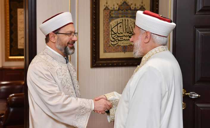 Diyanet İşleri Başkanı Prof. Dr. Ali Erbaş, Bulgaristan Başmüftüsü Dr.