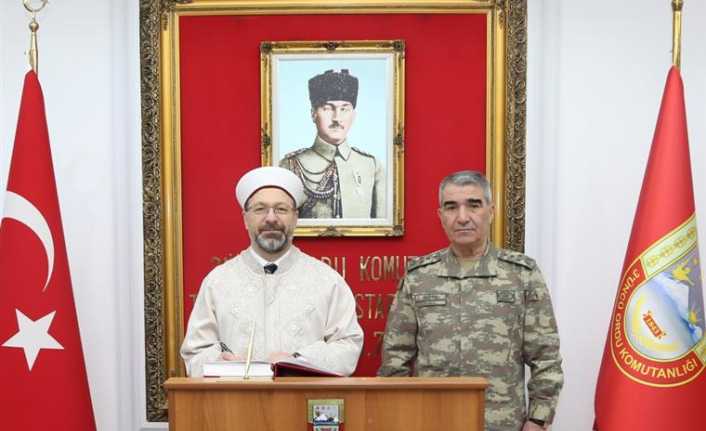 Diyanet İşleri Başkanından 3. Orduya ziyaret Diyanet İşleri Başkanı Prof. Dr. Ali Erbaş, “İl Buluşmaları” kapsamında