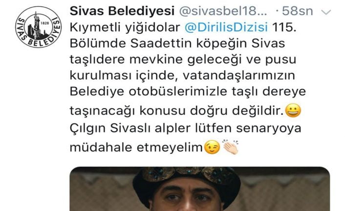 Diriliş Ertuğrul dizisinden etkilenen Sivaslılar, Saadettin Köpek’e pusu kurmak için