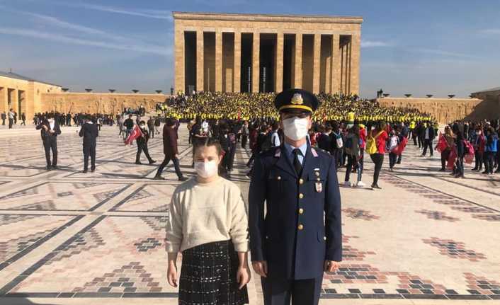 Erzincan’da yaşayan 16 yaşındaki down sendromlu Esmanur Uygur'un Anıtkabir'i görme