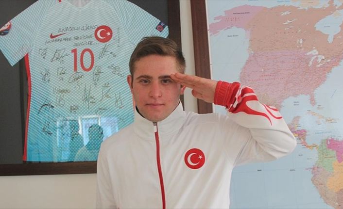 Down sendromlu milli sporcu Ali Topaloğlu, "Türkiye'nin Usain Bolt'u olmak