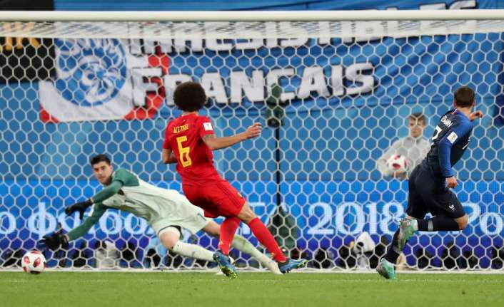 2018 Dünya Kupası yarı final maçında Belçika’yı 1-0 mağlup eden