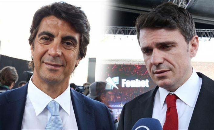 Türk basketbolunun ve Fenerbahçe'nin efsane oyuncuları Mirsad Türkcan ve İbrahim
