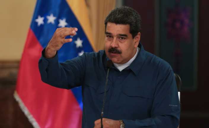 Venezuela Devlet Başkanı Nicolas Maduro, ABD kaynaklı dış güçlerin ülkesine