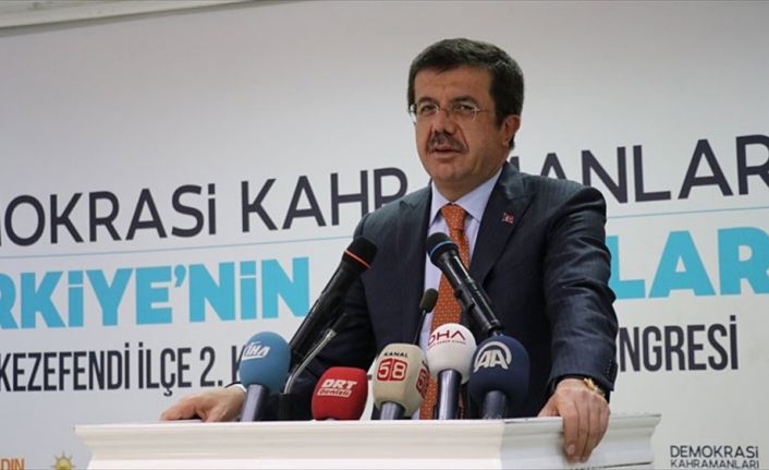 Ekonomi Bakanı Zeybekci, "Türkiye'ye kasteden bütün düşmanları çukurlarına, inlerine, tünellerine