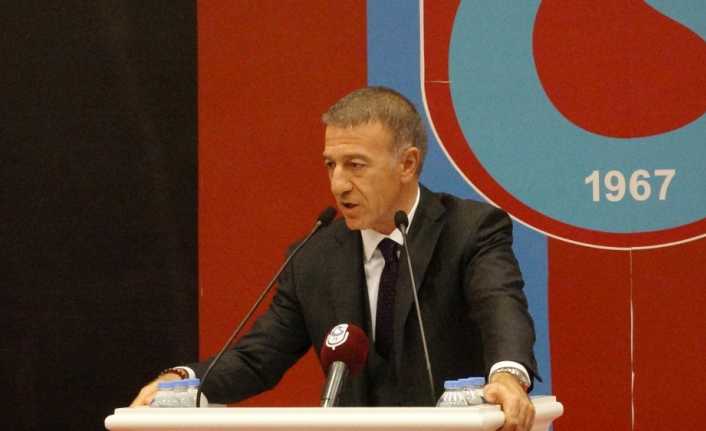 Trabzonspor Kulüp Başkanı Ahmet Ağaoğlu, futbolda 1 milyar 200 milyon