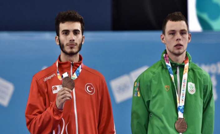 3. Yaz Gençlik Olimpiyat Oyunları’nda kumite +68 kiloda Enes Bulut,