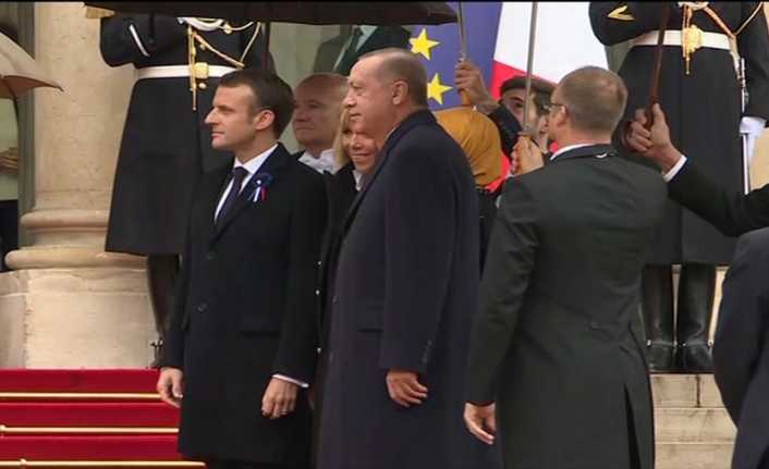Cumhurbaşkanı Recep Tayyip Erdoğan, eşi Emine Erdoğan’la birlikte, Birinci Dünya