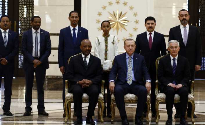 Cumhurbaşkanı Recep Tayyip Erdoğan, Etiyopya Büyükelçisi Girma Temesgen Barkessa’yı kabul