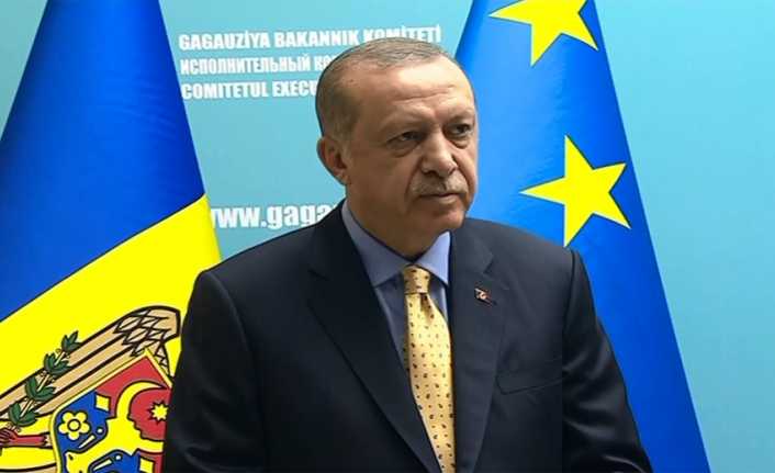 Gagauzya’yı ziyaret eden Cumhurbaşkanı Recep Tayyip Erdoğan, "Sayın Cumhurbaşkanının ve