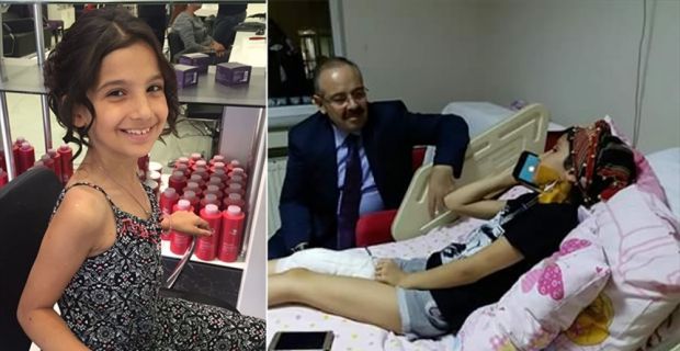 Cumhurbaşkanı Erdoğan, kemik kanseri tedavisi gören 10 yaşındaki Yağmur Ahsen
