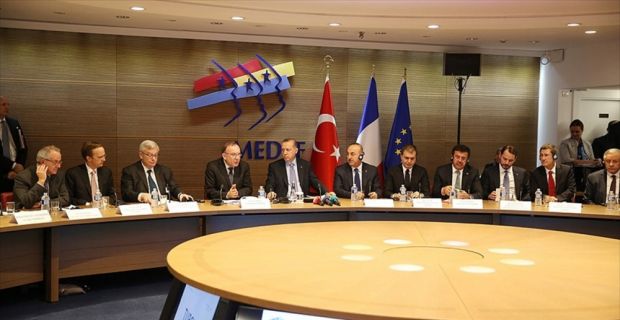 Cumhurbaşkanı Erdoğan, Türkiye ve Fransa arasındaki 13,5 milyar dolarlık ticaret