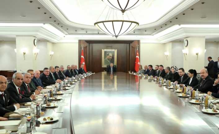 Cumhurbaşkanı Erdoğan, TİM heyetini kabul etti.