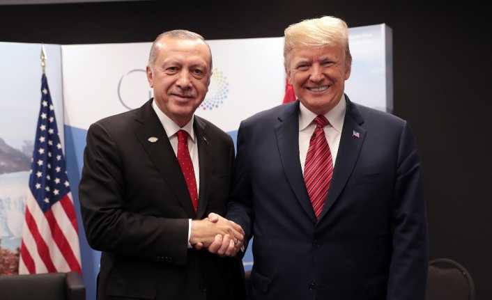 Cumhurbaşkanı Recep Tayyip Erdoğan, ABD Başkanı Donald Trump ile telefonda