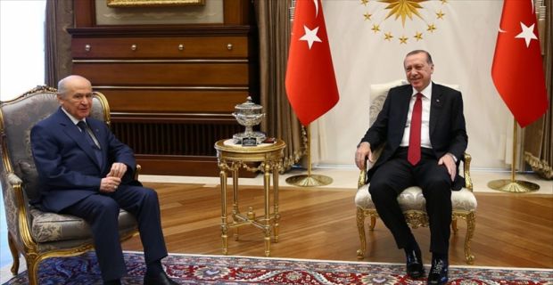 Cumhurbaşkanı Erdoğan, MHP Genel Başkanı Bahçeli'yi yarın saat 16.00'da kabul