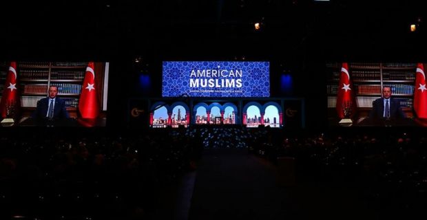 Cumhurbaşkanı Erdoğan, ABD'nin Chicago kentinde devam eden Amerikalı Müslüman çatı