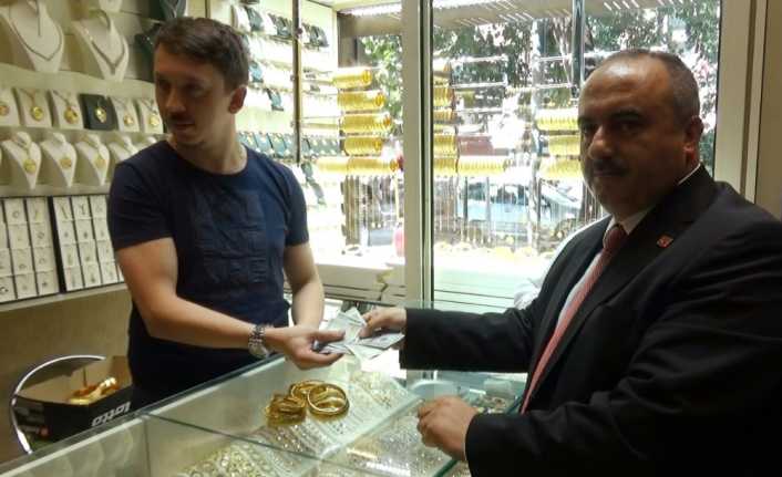 Kırıkkale’de bir iş adamı, Cumhurbaşkanı Recep Tayyip Erdoğan’ın çağrısı üzerine