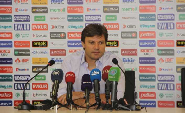 Kayserispor Teknik Direktörü Ertuğrul Sağlam bu Cumartesi günü oynayacakları Fenerbahçe