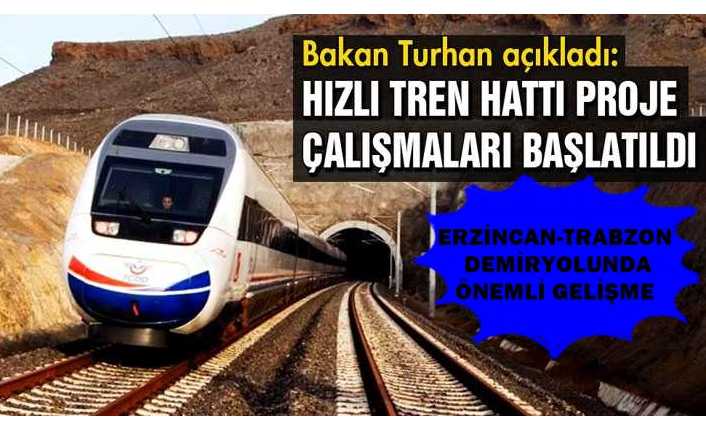 Ulaştırma ve Altyapı Bakanı Mehmet Cahit Turhan, Trabzon Erzincan güzergahında