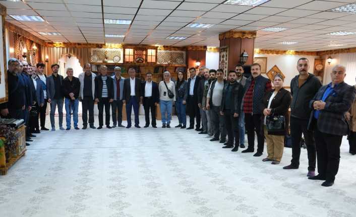 Erzincan Ticaret ve Sanayi Odası Başkanı Ahmet Tanoğlu ve yönetim
