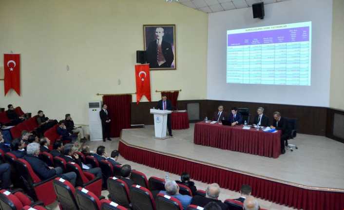 2019 yılı birinci İl Koordinasyon Kurulu Toplantısı Erzincan Vali Vekili