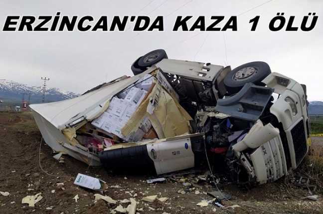 Erzincan’da Kaza 1 Ölü Erzincan – Erzurum Karayolu 60. Kilometresi Kargın Beldesi yakınlarında trafik