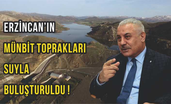 DSİ Genel Müdürlüğü Erzincan’a yaptığı yatırımlarla mümbit topraklarını su ile