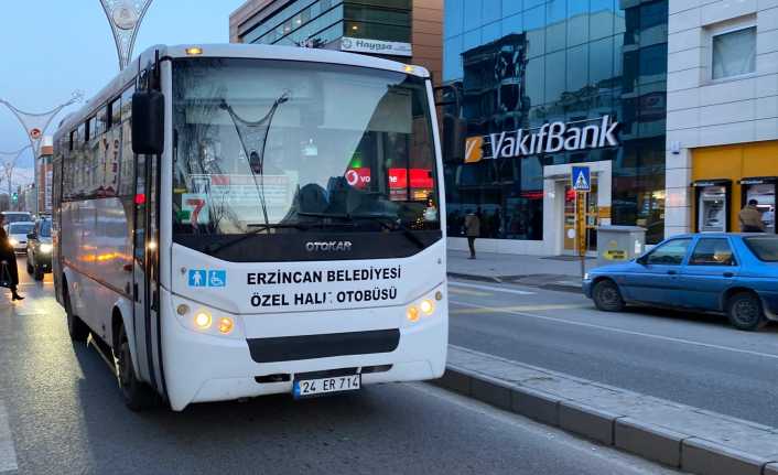 Erzincan'da toplu ulaşıma 26.02.2023 tarihinden geçerli olmak üzere tam-7,40 TL,