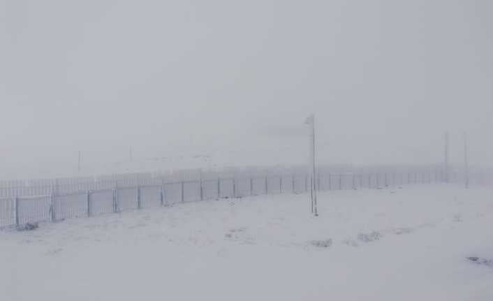 Erzincan’ın yüksek kesimleri kardan