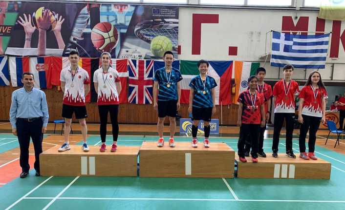 Erzincanlı Genç Milli Badmintoncular Yunanistan’da gerçekleşen Hellas Gençler Badminton Turnuvasında