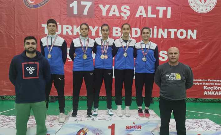 Erzincan Badminton branşında Türkiye'nin